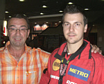 Timo Boll trifft Heinz Schmidt